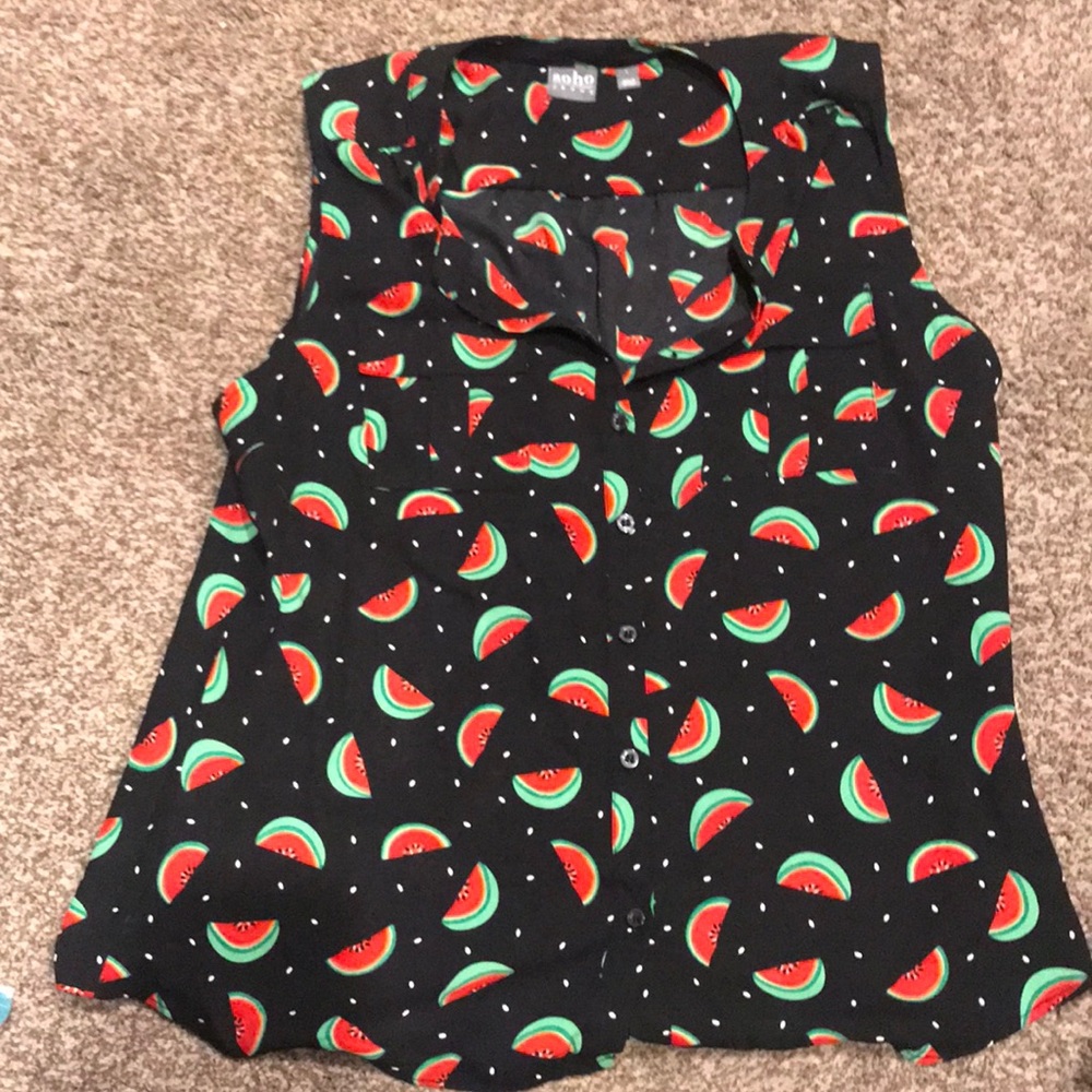 Fun watermelon pattered blouse